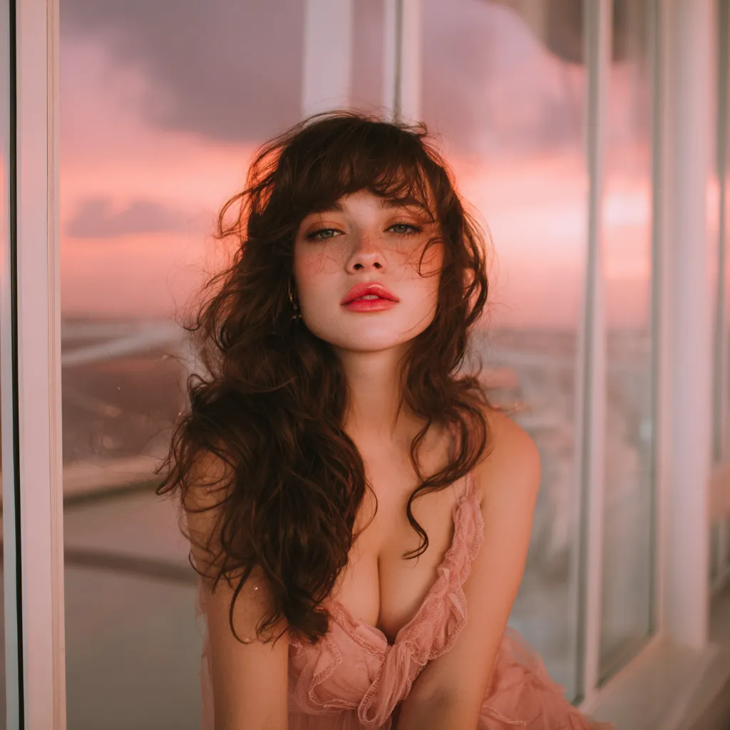 Ruby — the featured Flirt AI companion, Sweet Trouble persona